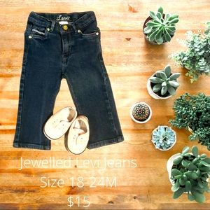 Jewelled Levi’s Jeans